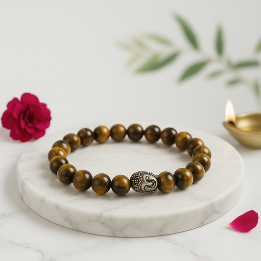 Tiger Eye Bracelet – Strength, Confidence & Protection | Saundaryam Gems
